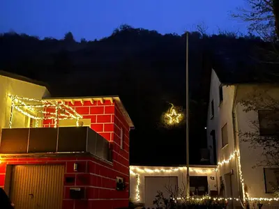 Das Gebäude in dem sich die Ferienwohnung befindet