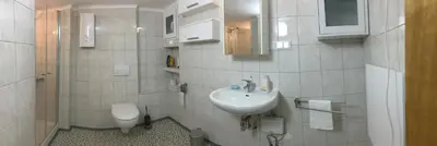 Ein Badezimmer in der Unterkunft Kleine Pearl