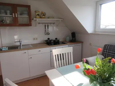 Küche/Küchenzeile in der Unterkunft EIFEL Gästewohnung