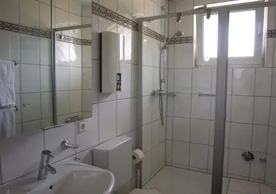 Ein Badezimmer in der Unterkunft Ferienwohnung-Mosel