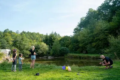 Naturlandschaft in der Nähe der Zelt-Lodge