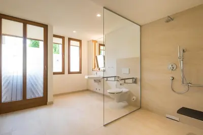 Ein Badezimmer in der Unterkunft Hotel-Restaurant Ruland