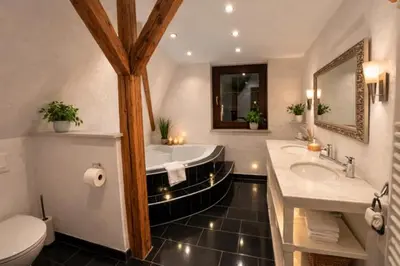 Ein Badezimmer in der Unterkunft Villa Christina