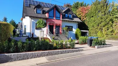 Das Gebäude in dem sich die Ferienwohnung befindet