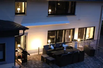 Ein Sitzbereich in der Unterkunft Ferienhaus 