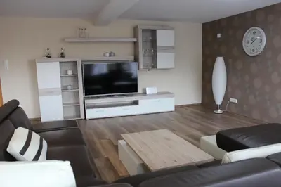 TV/Unterhaltungsangebot in der Unterkunft Ferienhaus 