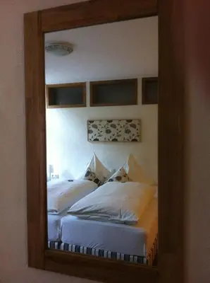 Ein Bett oder Betten in einem Zimmer der Unterkunft Moselland Hotel im Enderttal Zum Onkel Willi
