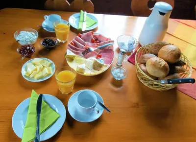 Essen in der Ferienwohnung oder in der Nähe