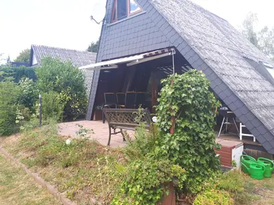 Ein Garten an der Unterkunft Feriendorf Freilingen 151 A