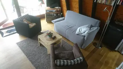 Ein Sitzbereich in der Unterkunft Feriendorf Freilingen 151 A