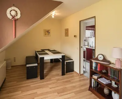 Die Bibliothek im Privatzimmer