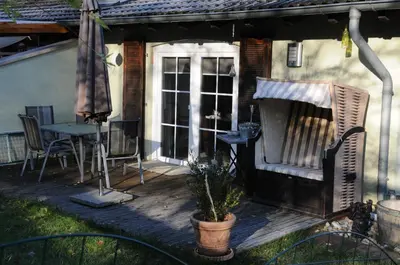 Ein Garten an der Unterkunft Haus Vis a Vis 1