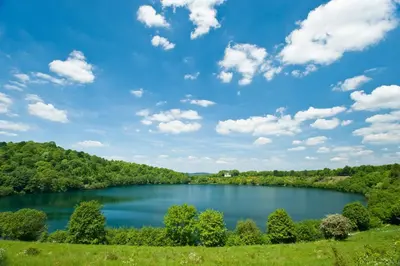 Naturlandschaft in der Nähe des Ferienhauses