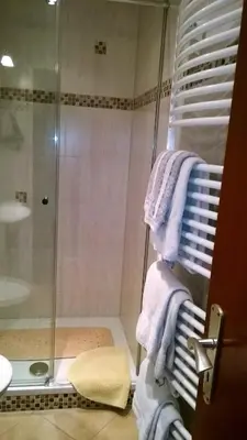 Ein Badezimmer in der Unterkunft Ferienwohnung Haus Kotthoff