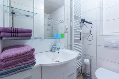 Ein Badezimmer in der Unterkunft Ferienwohnungen Pham