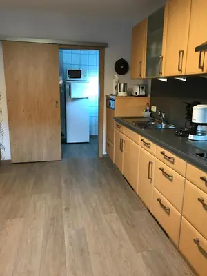 Küche/Küchenzeile in der Unterkunft Ferienwohnung Susanna