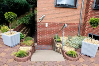 Ein Garten an der Unterkunft Ferienwohnung 