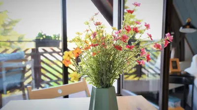 Ein Balkon oder eine Terrasse in der Unterkunft Fewo Grohlz