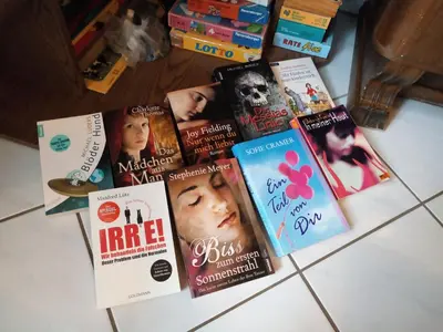 Die Bibliothek in der Ferienwohnung