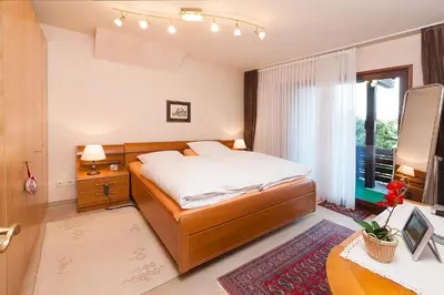 Ein Bett oder Betten in einem Zimmer der Unterkunft Fewo Beate Gensich