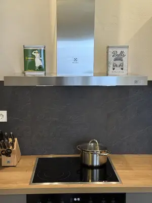Küche/Küchenzeile in der Unterkunft Haus Osterlämmchen