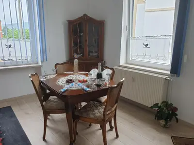 Ein Sitzbereich in der Unterkunft Marumparkblick