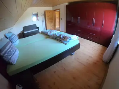 Ein Bett oder Betten in einem Zimmer der Unterkunft Ferienwohnung Tine