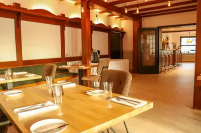 Ein Restaurant oder anderes Speiselokal in der Unterkunft Hotel zum Josefshof
