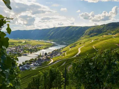 Naturlandschaft in der Nähe des Ferienhauses