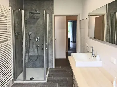 Ein Badezimmer in der Unterkunft Haus Josef Klotten