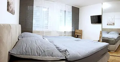 Ein Bett oder Betten in einem Zimmer der Unterkunft Haus Josef Klotten Wohnung 2