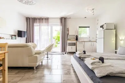 TV/Unterhaltungsangebot in der Unterkunft Eifel-Apartments Orsfeld - Apartments mit Tieren & Natur