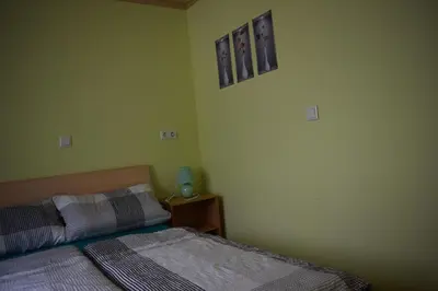 Ein Bett oder Betten in einem Zimmer der Unterkunft Marktstübchen an der schönen Loreley