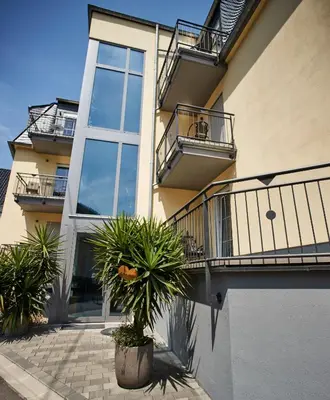 Ein Balkon oder eine Terrasse in der Unterkunft daslenz