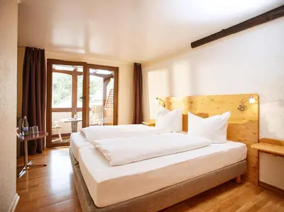 Ein Bett oder Betten in einem Zimmer der Unterkunft daslenz