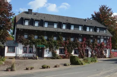 Das Gebäude in dem sich das Hotel befindet
