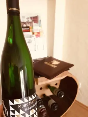 Getränke in der Unterkunft Ferienwohnung Am Bachlauf