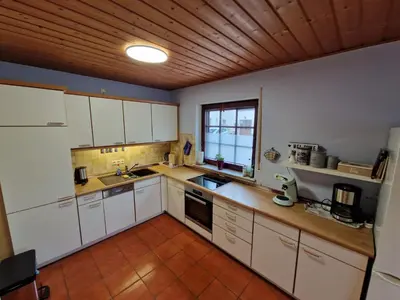 Küche/Küchenzeile in der Unterkunft Eifel Ferienhaus Luna