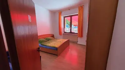 Ein Bett oder Betten in einem Zimmer der Unterkunft Haus Born