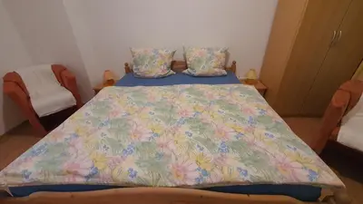 Ein Bett oder Betten in einem Zimmer der Unterkunft Haus Born