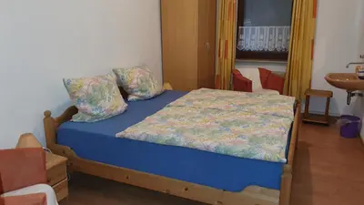 Ein Bett oder Betten in einem Zimmer der Unterkunft Haus Born