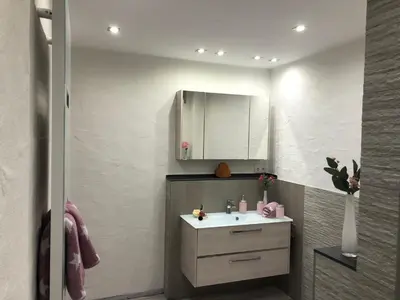 Ein Badezimmer in der Unterkunft Am Weinberg