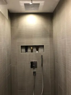 Ein Badezimmer in der Unterkunft Am Weinberg