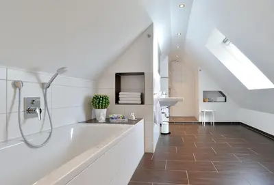 Ein Badezimmer in der Unterkunft Moselhof Ferienwohnungen