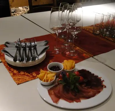 Getränke in der Unterkunft Altes Spitzhaus an der Goldroul