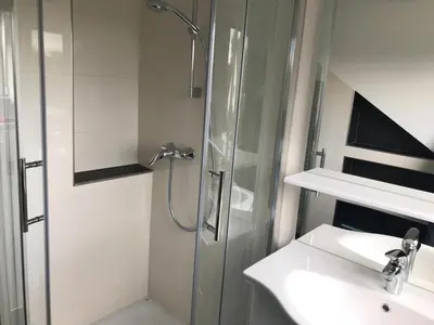 Ein Badezimmer in der Unterkunft Apartment Ehrenbreitstein