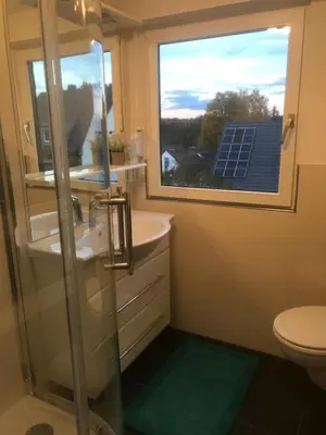 Ein Badezimmer in der Unterkunft Apartment Ehrenbreitstein