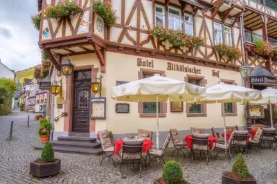 Das Gebäude in dem sich das Hotel befindet