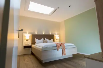 Ein Bett oder Betten in einem Zimmer der Unterkunft Cozy-Flats Koblenz
