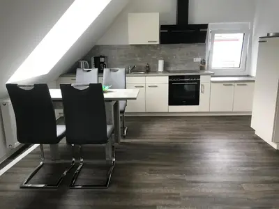 Küche/Küchenzeile in der Unterkunft Onkel Nik - Premium Lofts & Apartments